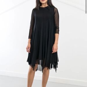 Cynthia Ashby Calliope Dress in black S